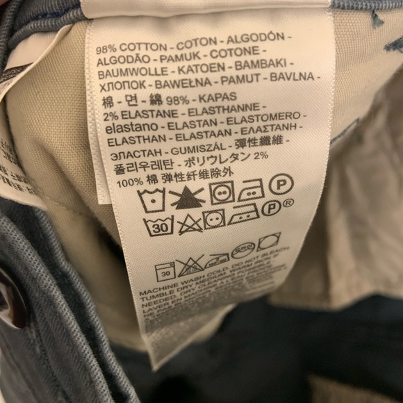 Levi’s XX Chino Standard Taper Stretch Pants Blue Gray Mens 30x30 - Picture 5 of 6